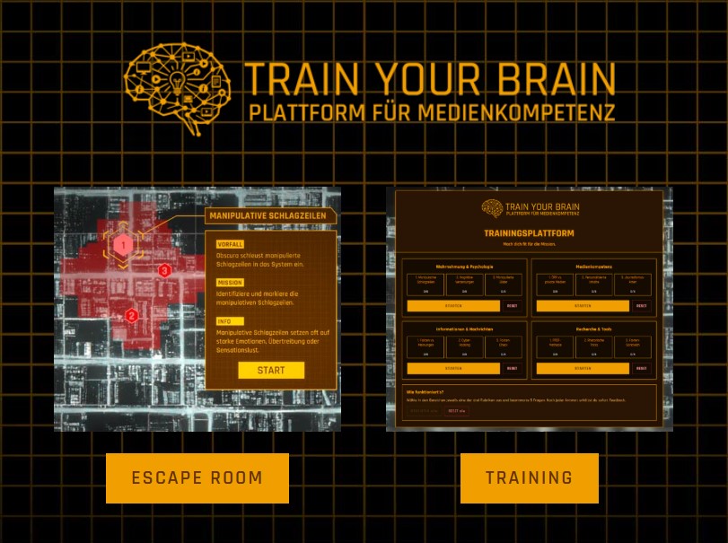 Escape Room & Lernplattform TYB-LAB